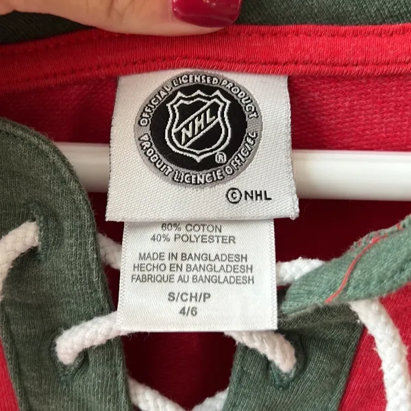 MN WILD Hockey Long Sleeve Top / Sweatshirt - Image 4