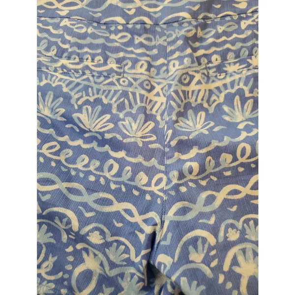 Southern Tide Shorts Women 4 Blue Floral Print Chino Flat Front Cotton 4… - Image 5