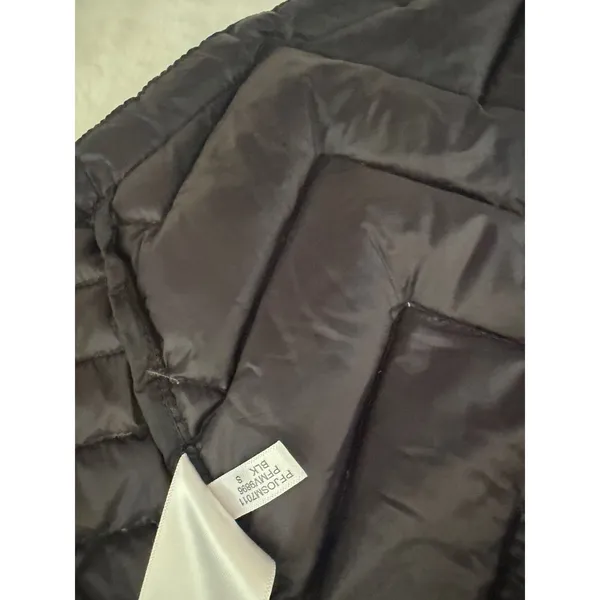 Calvin Klein Womens Black Chevron Quilted Premium Down‎ Puffer Vest PFJOSM7011 S - Image 6