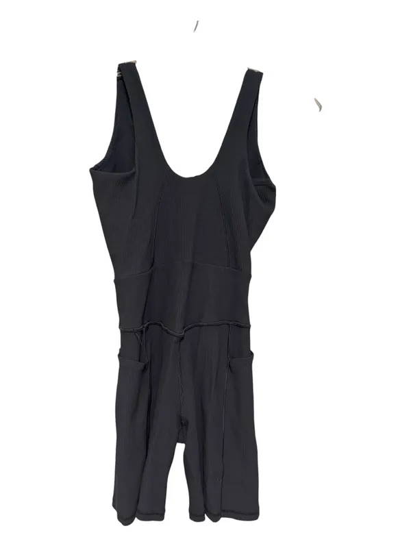 Athleta Ribbed Activewear Romper Dark Blue Gray Size Medium - Image 3