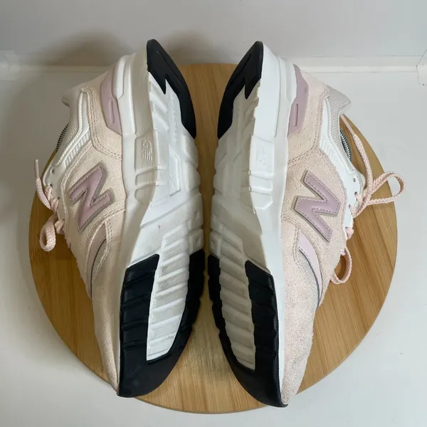 New Balance Women 10 Washed Pink White 997H Sneakers Mesh CW997HTV Athleisure - Image 6