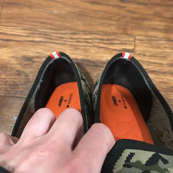 Birdies Blackbird Flat Loafer Shoe Camo Green Point Knit Size 9 - Image 6