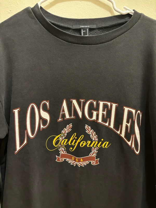 Los Angeles Sweatshirt Dress - Image 2