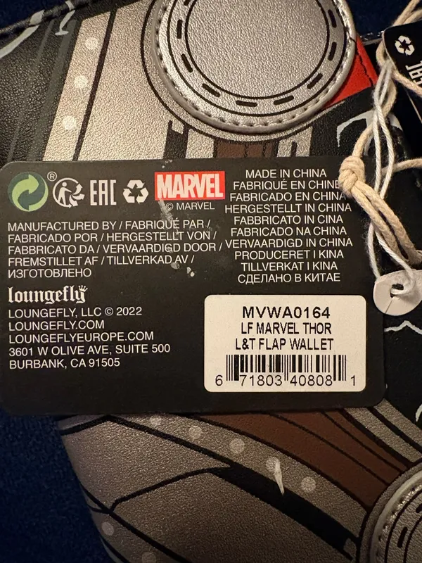 Loungefly Marvel Thor: Love and Thunder Armor Cosplay Flap Wallet. New With Tags - Image 3