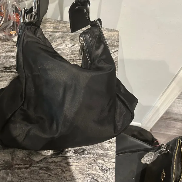 Lauren Ralph Lauren Black Slouchy Shoulder Bag - Image 7