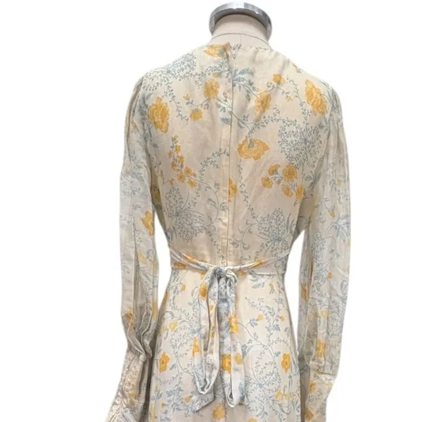Vintage Gunne Sax 1970s Floral Prairie Maxi Dress Size Small - Image 8