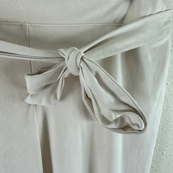 One by Chapter One NWT Cream Suede Jogger Pants Large‎ - Image 3