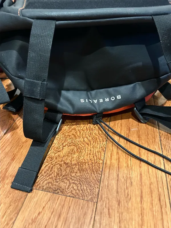 The North Face Borealis Backpack - Vibrant Orange & Black (Excellent Condition) - Image 11