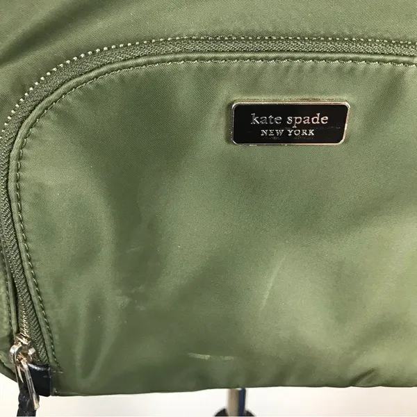 Kate Spade‎ New York Dawn sapling green nylon medium size backpack - Image 8