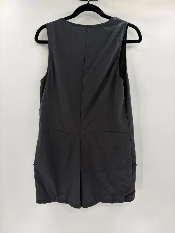 Nike Icon Clash Romper Nylon Utility Dress Zip Dark Gray Pink activewear small - Image 7
