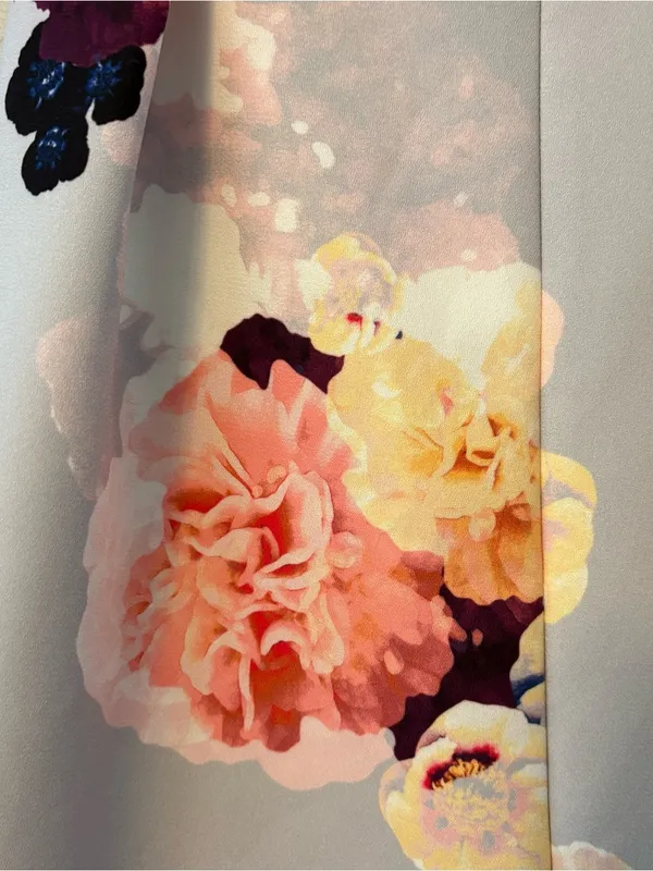 Keepsake the label divide floral flower bloom strapless tulip dress size XS - Image 10