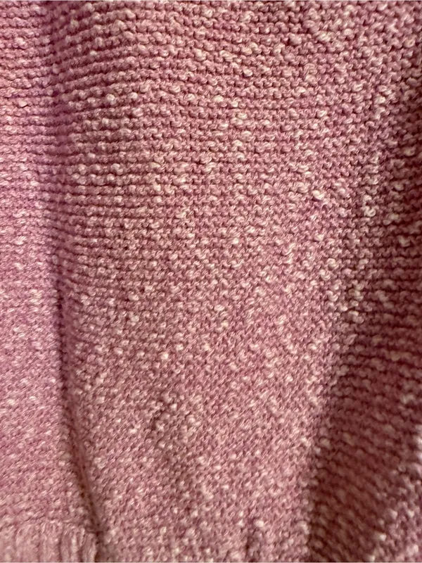 Pink knit romper large - Image 2
