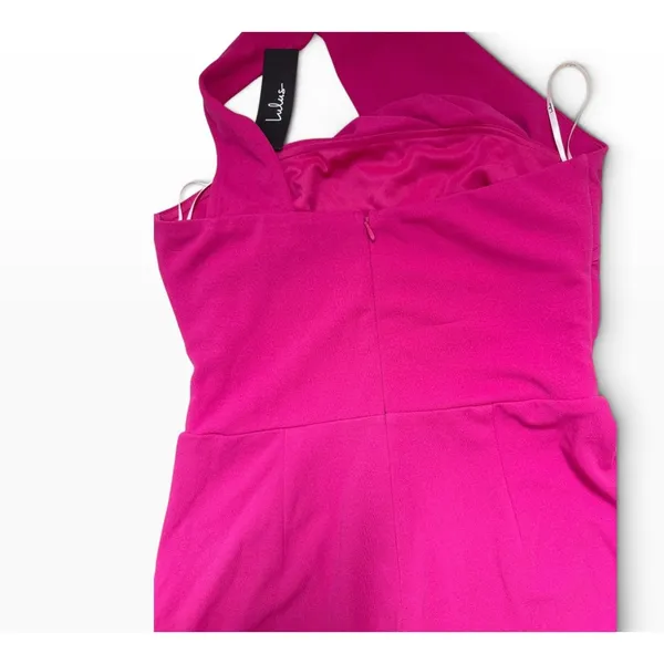 Lulus Pink Fuchsia Wide Leg Jumpsuit Womens Size Medium - Image 3