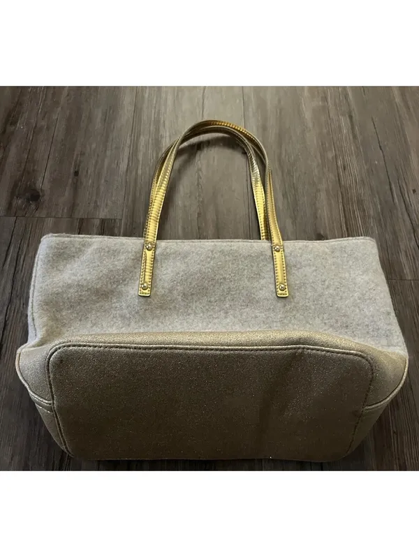 Kate Spade Harmony Frosted Gold Wool Tote Limited Edition - Image 3