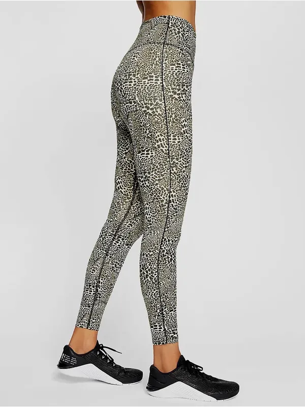 Nike High-Waist Leopard Print Workout Leggings - Image 8