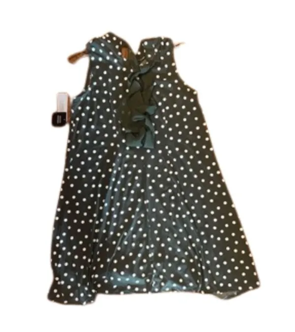 Casual polka dot dress Black - Image 4