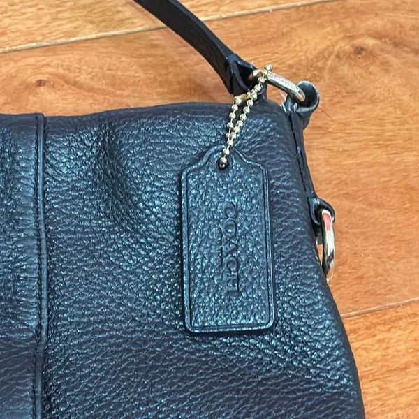Coach Black‎ Madison Isabelle Leather Hobo Shoulder Bag - Image 2