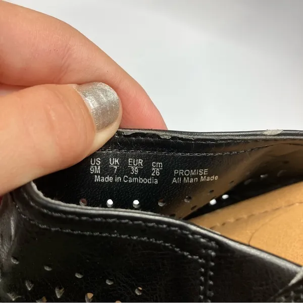 Dr. Scholl’s Promise True Comfort heeled mules faux leather black size 9‎ - Image 6