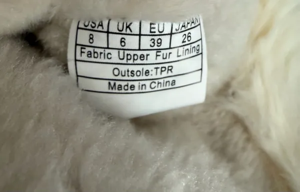 Women's Brown Suede Winter Boots with Cream Fur Trim - Image 6