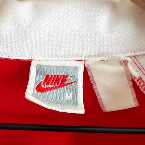 Vintage Nike Red Tracksuit Jacket Size M - Image 7