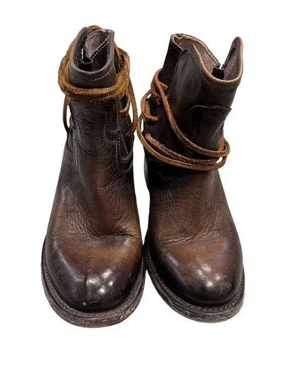 Freebird Casey Distressed Brown Booties - Image 6