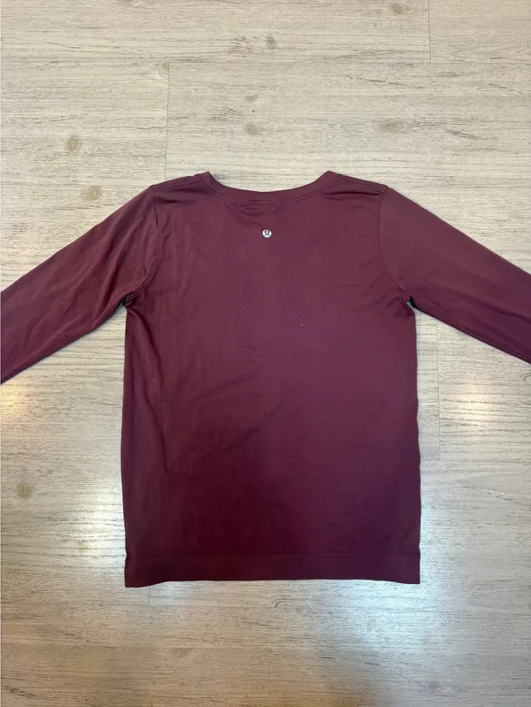 Purple Lululemon Long Sleeve - Image 2