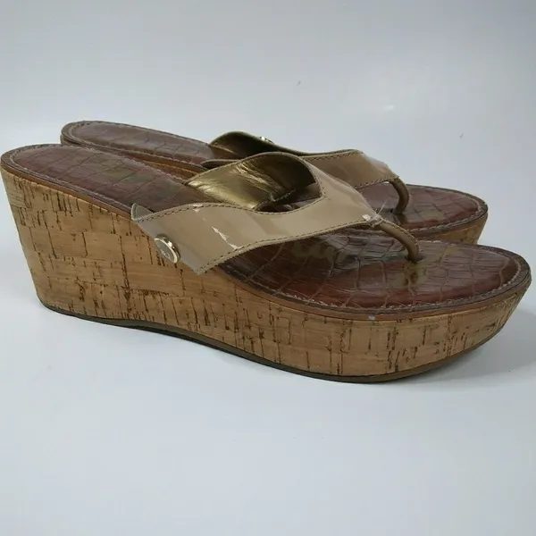 SAM EDELMAN Romy‎ 6.5M Thong Wedge Sandal - Image 2