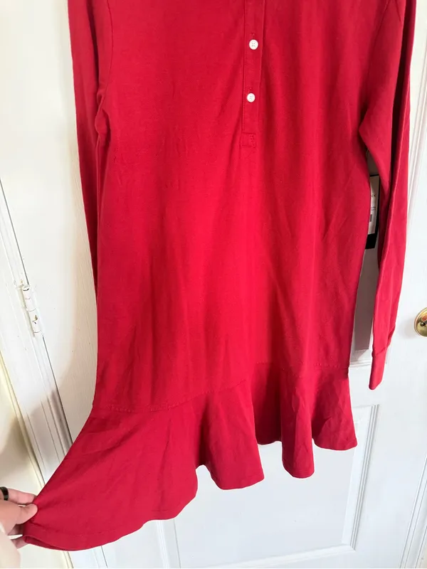 Tuckernuck NEW Pique May Polo Dress in Red - Image 7