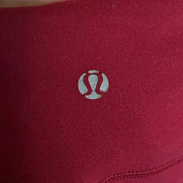 Lululemon Red & Pink Capri Cropped Legging Tight Size 10 - Image 3