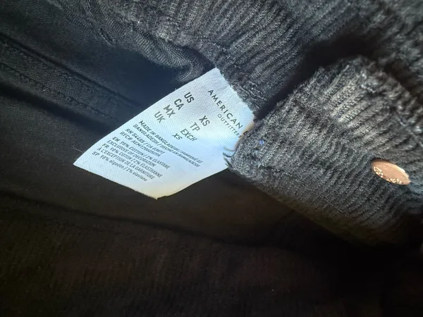 Corduroy American Eagle Skirt Overalls - Image 5