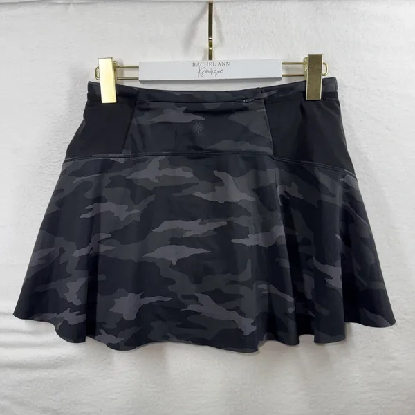 Athleta Skort Womens XS Camo Black Match Point Tennis Gym Skirt Lined Active - Image 4