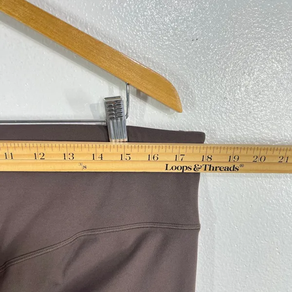 Nike Zenvy High-Waisted Flared Leggings Brown 1X Athletic Workout Dri-Fit‎ - Image 7
