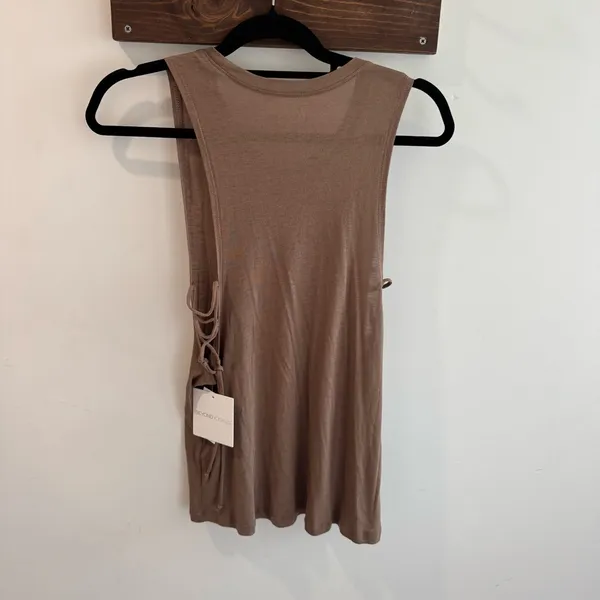 NWT Beyond Yoga Brown Side‎ Tie Tank Top XS - Image 7
