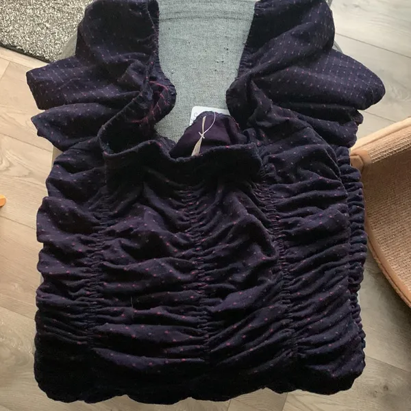 Free People dark purple dress SZ medium NWT - Image 10