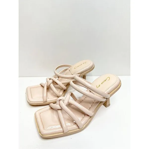 CircusBy Sam Edelman Sandala Womens‎ Size 7 Tan Square Toe Slip On Heels - Image 2