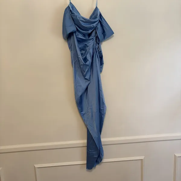 NWT DEAR EMILIA X HELLOMOLLY XS MIDI DRESS BLUE Cinderella Cocktail Formal - Image 6