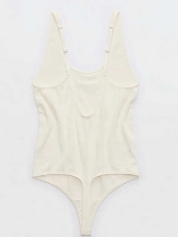 NWT Aerie Superchill Seamless Rib Scoop Bodysuit - Image 5