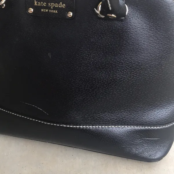 Kate Spade Black Dome Crossbody Hand Bag Purse - Image 12