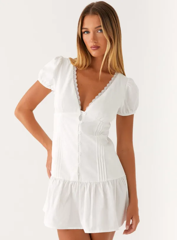 Peppermayo Mini Dress White - Image 2