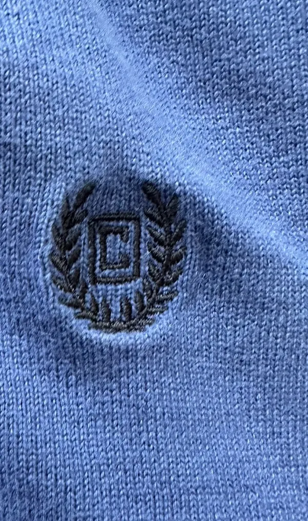 Ralph Lauren Chaps Blue Quarter Zip Sweater - Image 2