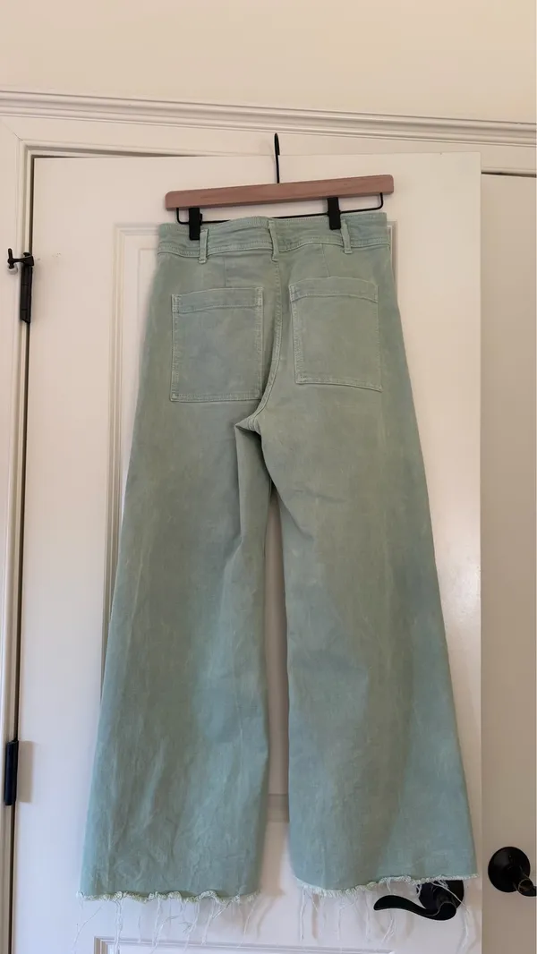 ZARA ZW High-Waisted Marine Straight Jeans - Image 3