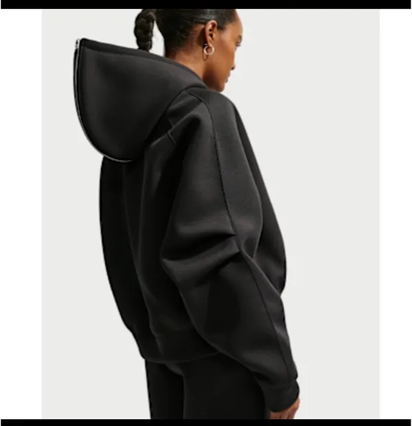 NWT NIKE Pregame Fleece Oversized Pullover Hoodie - Image 2