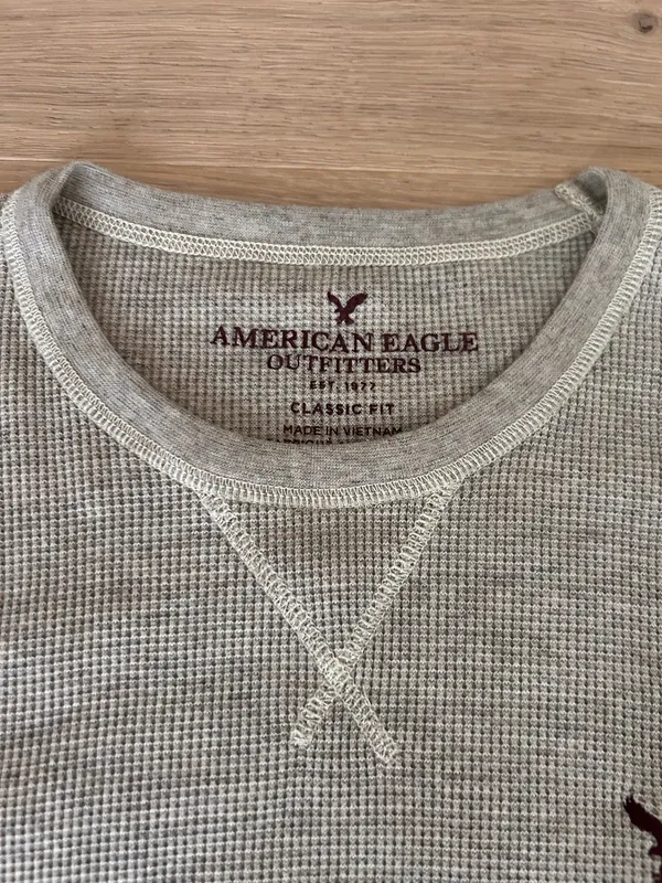 Grey American Eagle Sweater - Image 3