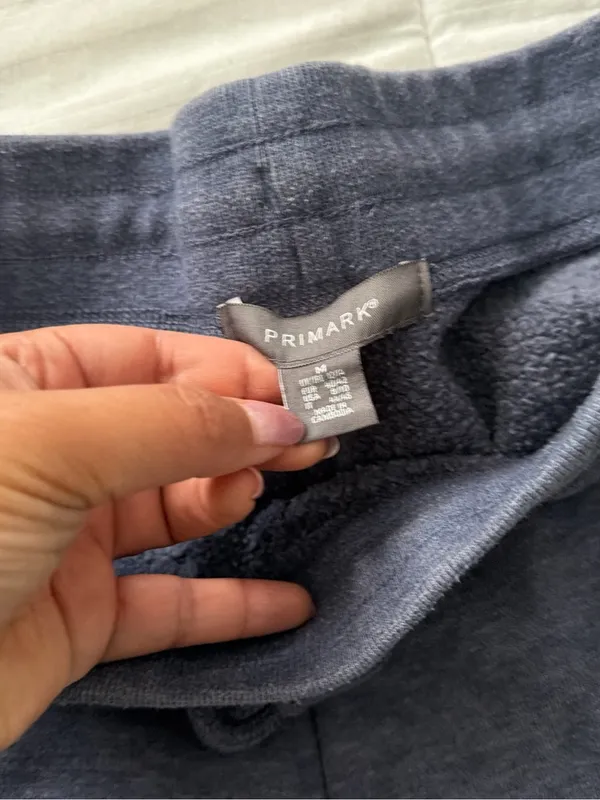 Primark UK Navy Drawstring Sweat Joggers size M - Image 2