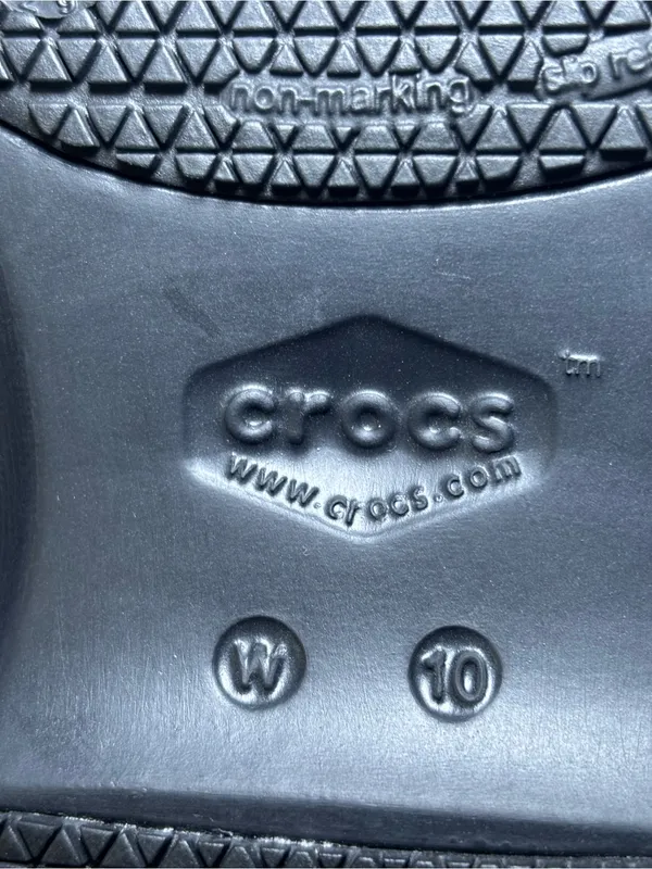 Crocs Women's Work Neria Pro II Clog Black Embellished Slip Resident Size 10 - Image 14