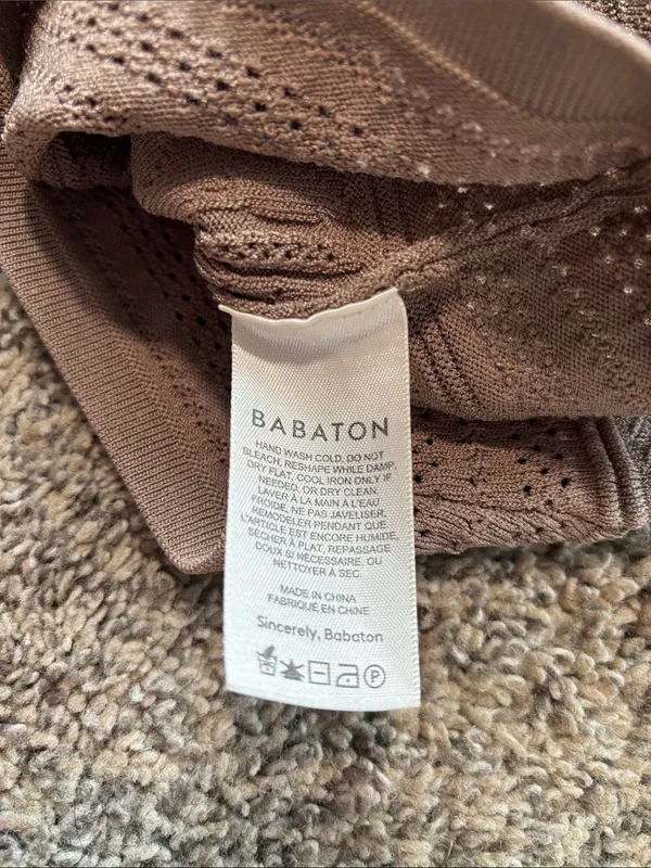 Babaton Cropped Tank Top size small - Image 4