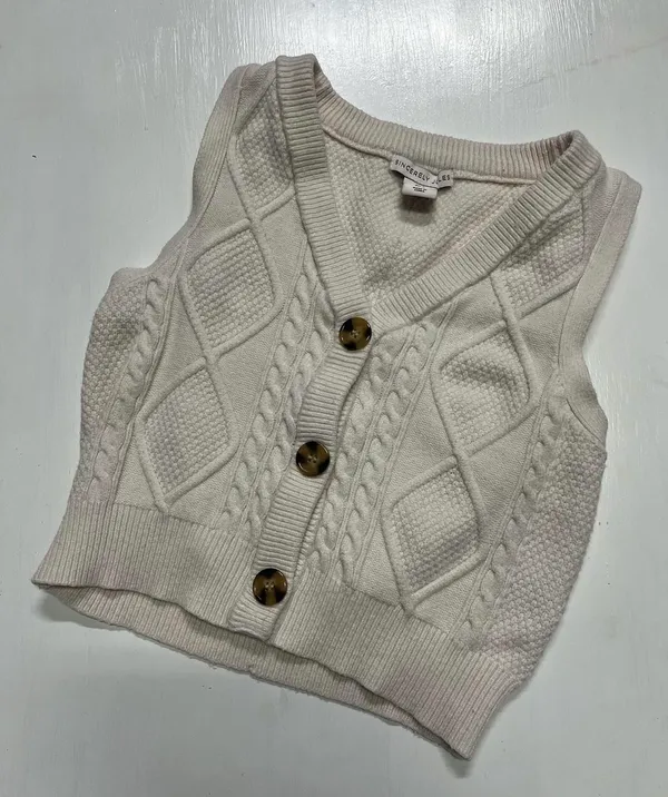 sweater vest White - Image 2