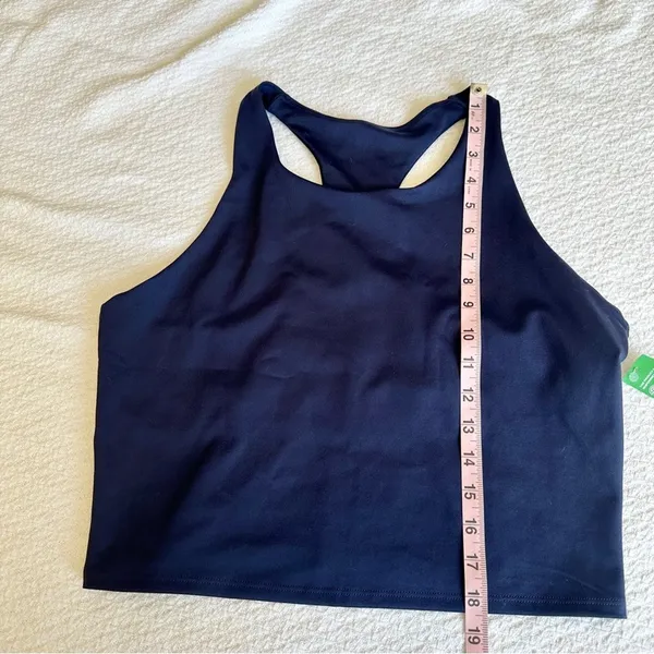 Gap GapFit High-Neck Brami Bra Cami Tank XL Navy Blue NEW - Image 6
