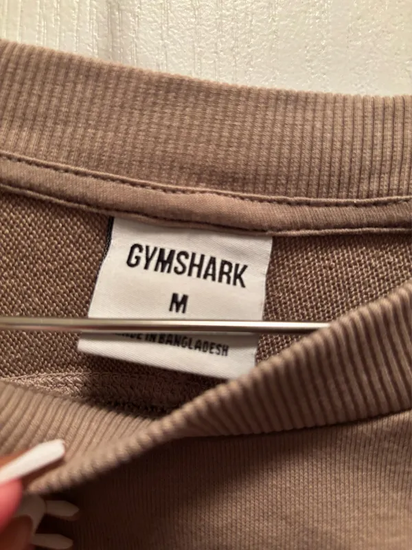 Gymshark cropped brown pullover - Image 3