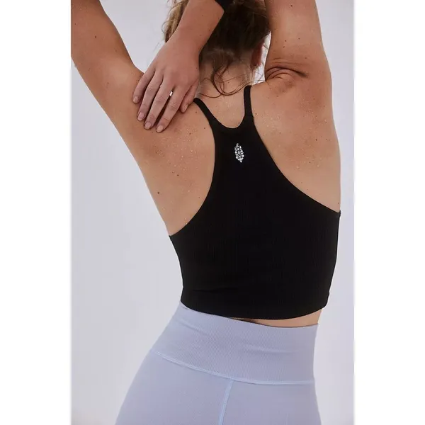 ✨Free People Movement Happiness Runs Crop Black Sz M/L Tank✨ - Image 2